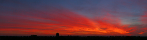 Cambridge Sunset Panorama
