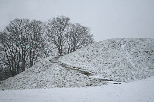 Snow-covered Castle Mound