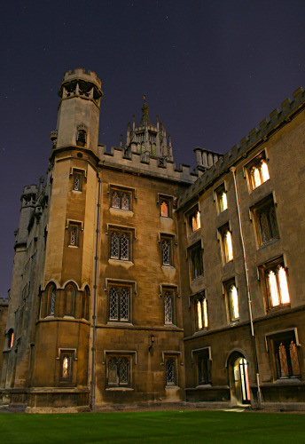 St. John's New Court at Night