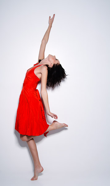 Iveta Niklova - Fashion Red Dress