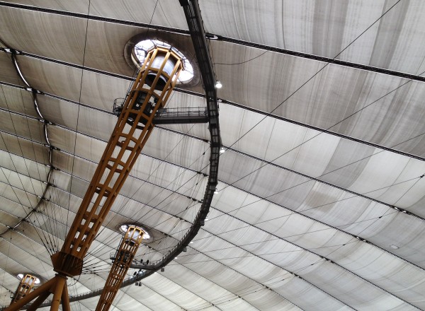 Inside the Greenwich Dome